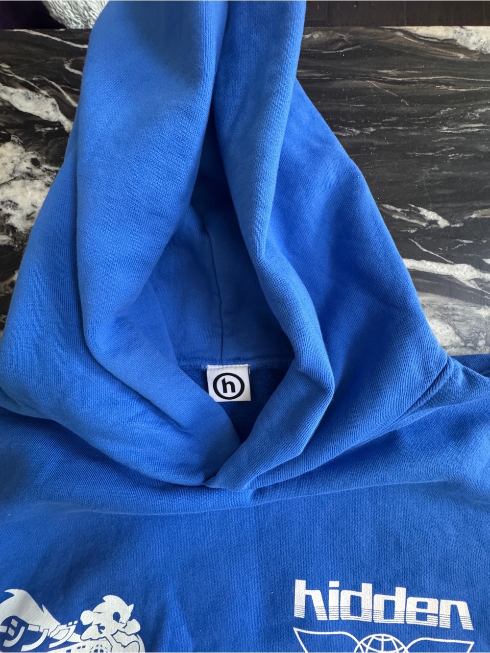 Hidden Factory Team Blue Graphic Hoodie - Picture 4 of 7